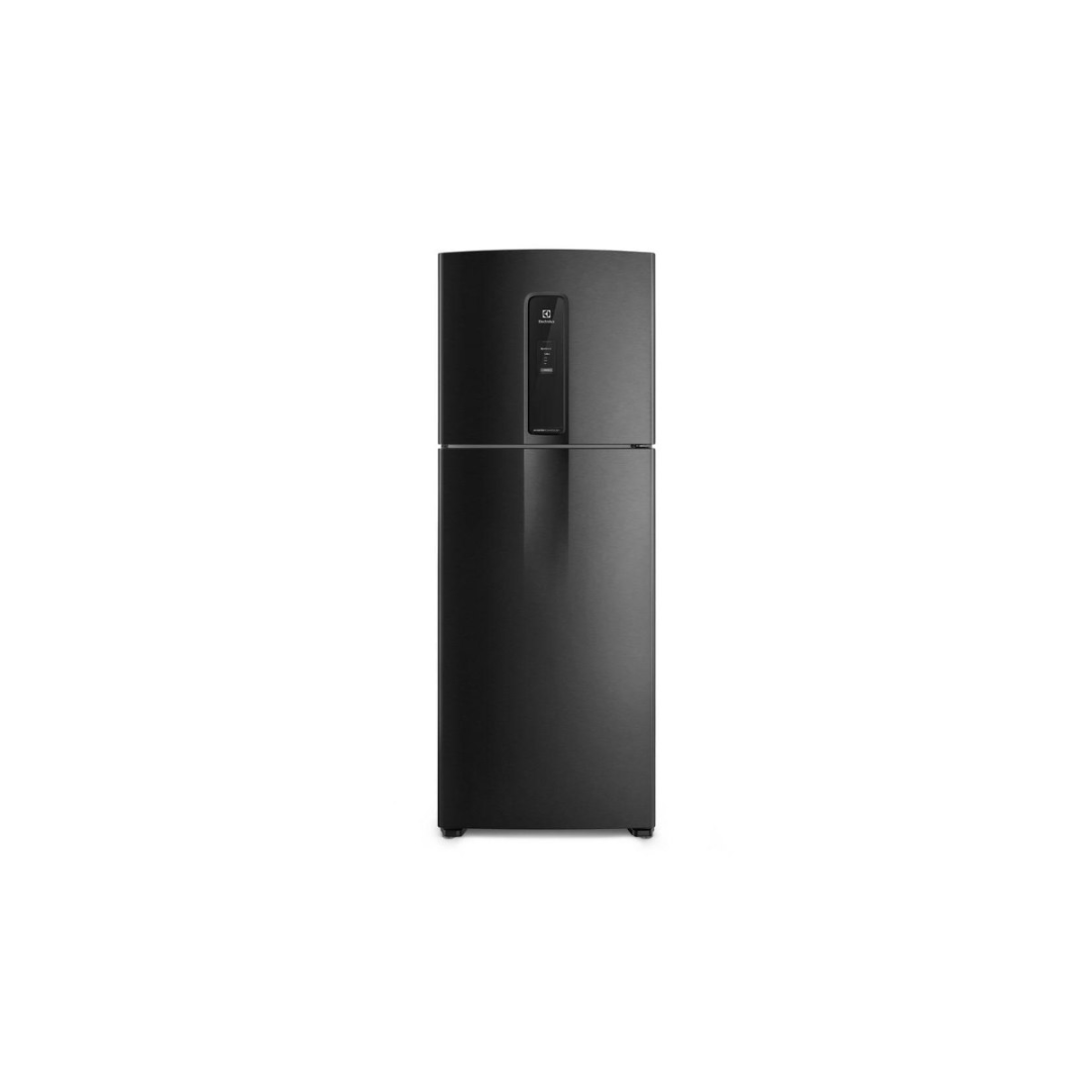 Geladeira Electrolux Frost Free Inverter 481L Efficient com AutoSense SmartBivolt Duplex cor Black Inox Look (IT70B)