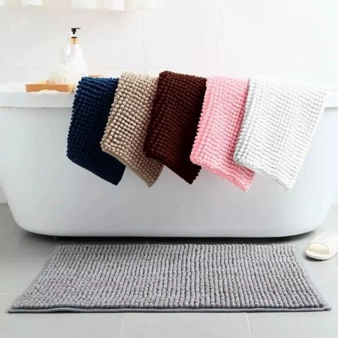 Kit com 4 Tapetes Banheiro Antiderrapante Bolinha