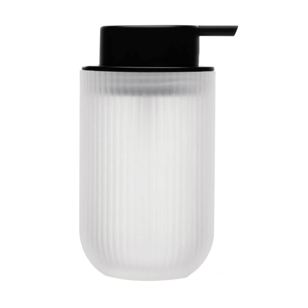 Porta Sabonete Liquido Nódico Frost 320ml com Pump Preto
