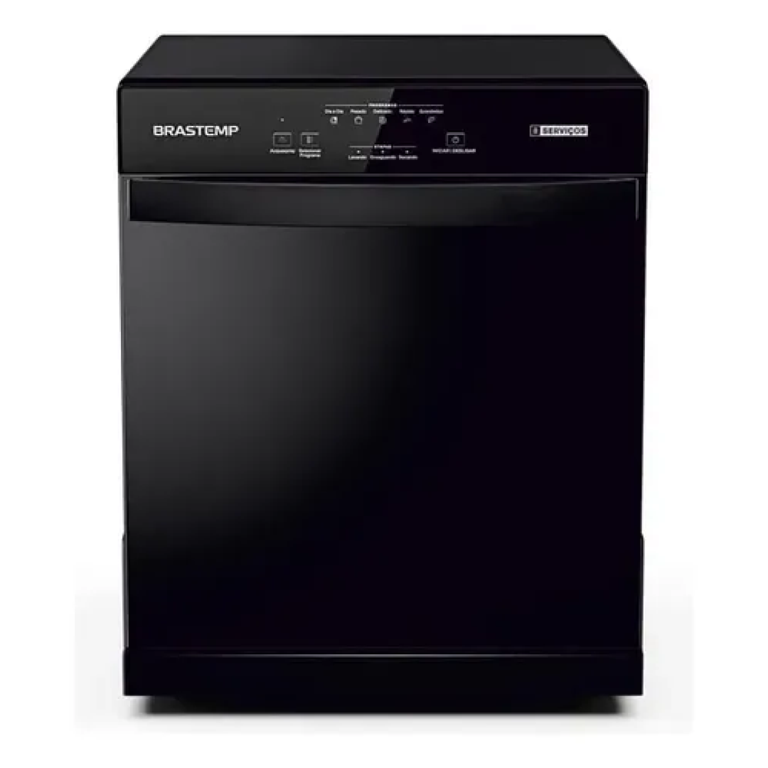 Lava Louças Brastemp 8 Serviços Preta BLF08AE Preto