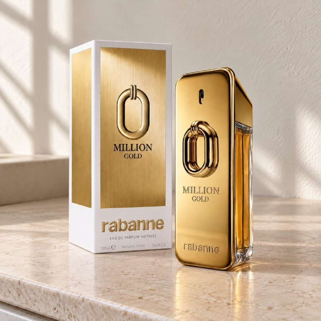 Perfume Rabanne Million Gold Eau de Parfum Intense 100ml Masculino
