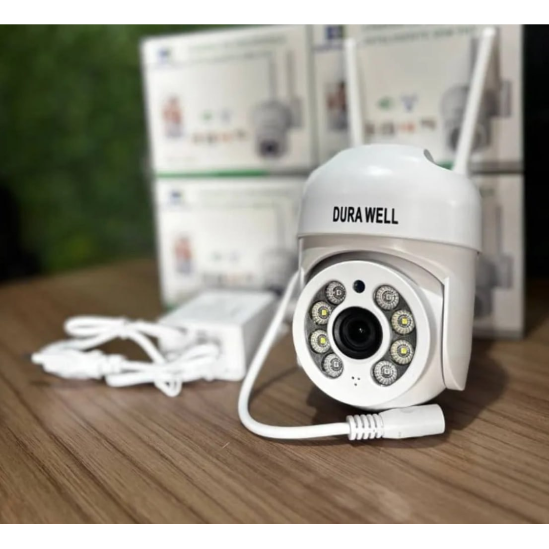 Câmera Ip A8 App Icsee Infravermelho Prova D'água Externa Wifi Hd Cor Branco