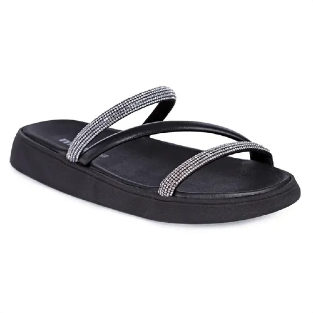 Sandália Feminina Brilho Strass (5 cores)