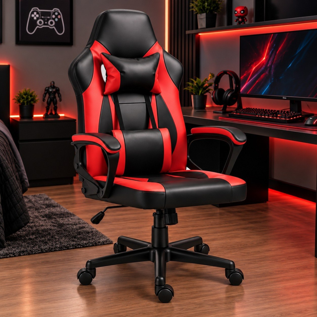Cadeira Gamer Otello Estofamento Couro Sintético