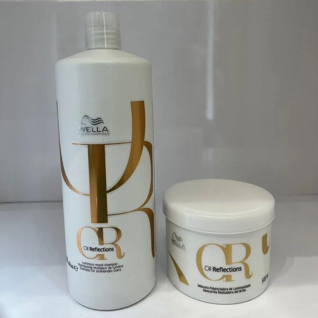 Kit Wella Professionals Oil Reflections Shampoo E Máscara