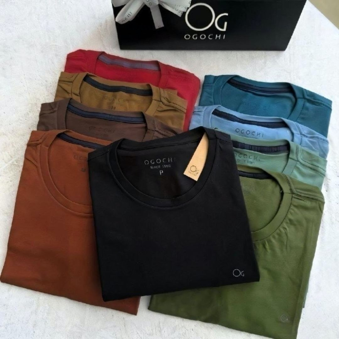 Camiseta Ogochi Básica Algodão