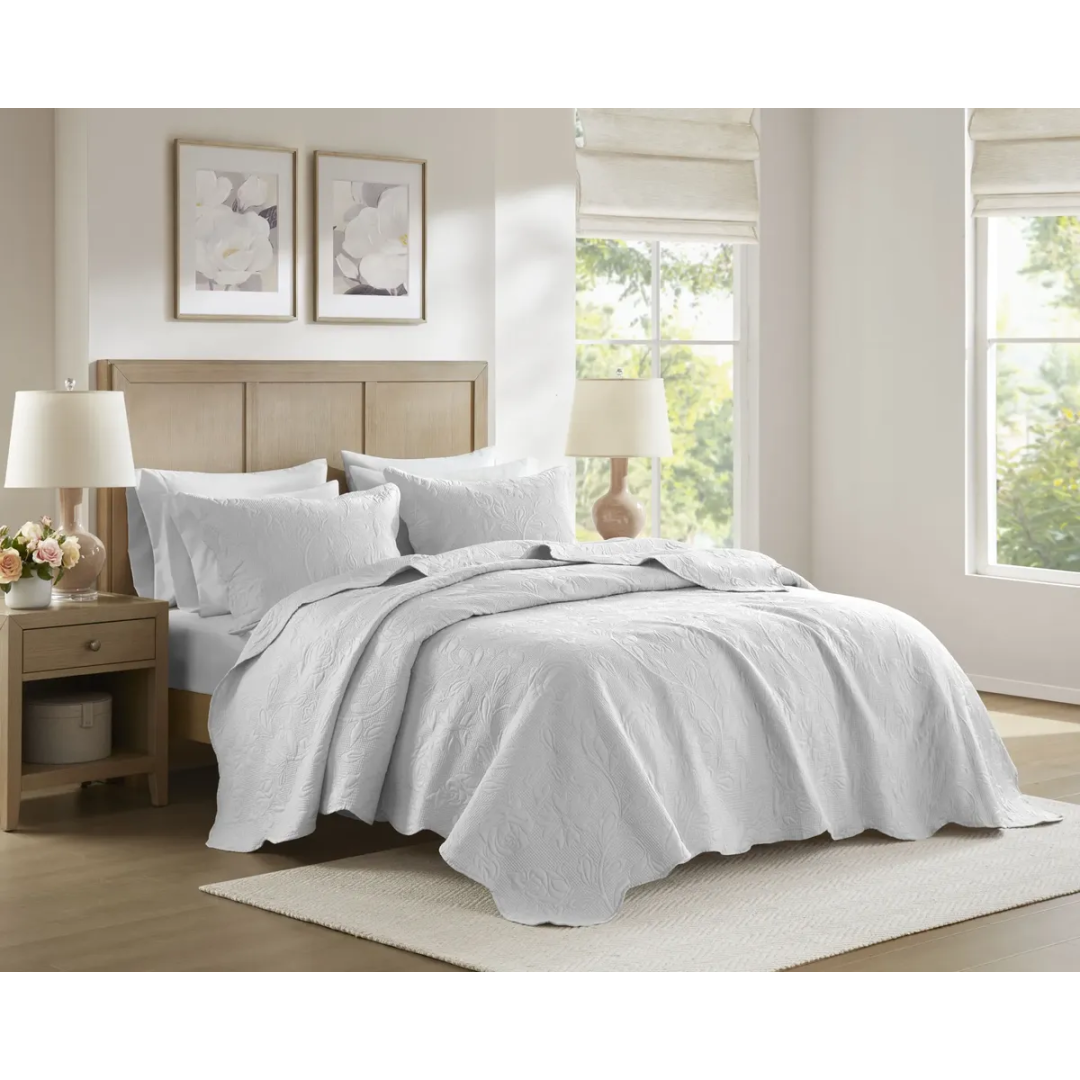 Colcha King Gigante Matelasse Estampas Cobre Leito Linda