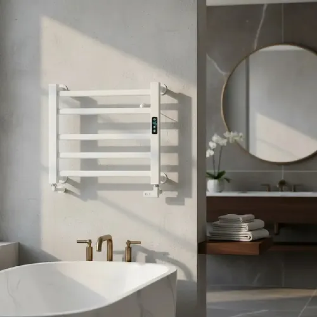 Toalheiro Térmico Bivolt Branco Itaquá Inteligente Alexa