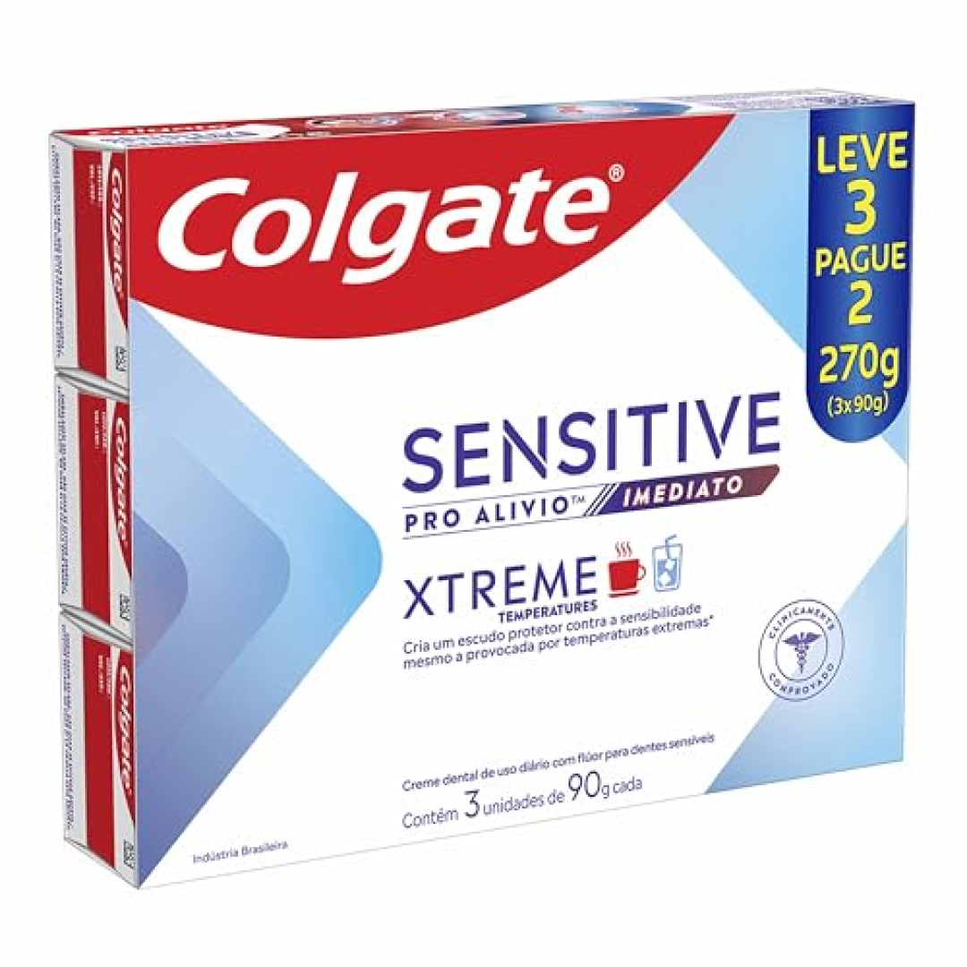 3 unidades Colgate Sensitive Pro Xtreme 90g