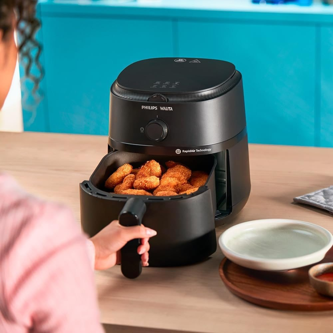 Airfryer Série 1000 XL Philips Walita 4,2L Tecnologia RapidAir - 2 anos de garantia (NA120/00)