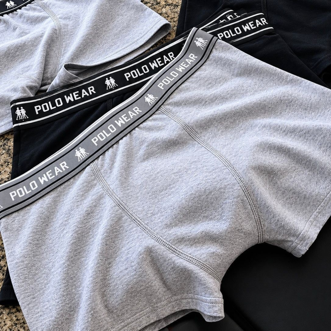 Kit com 10 Cuecas Sem Costura Algodão Polo Wear