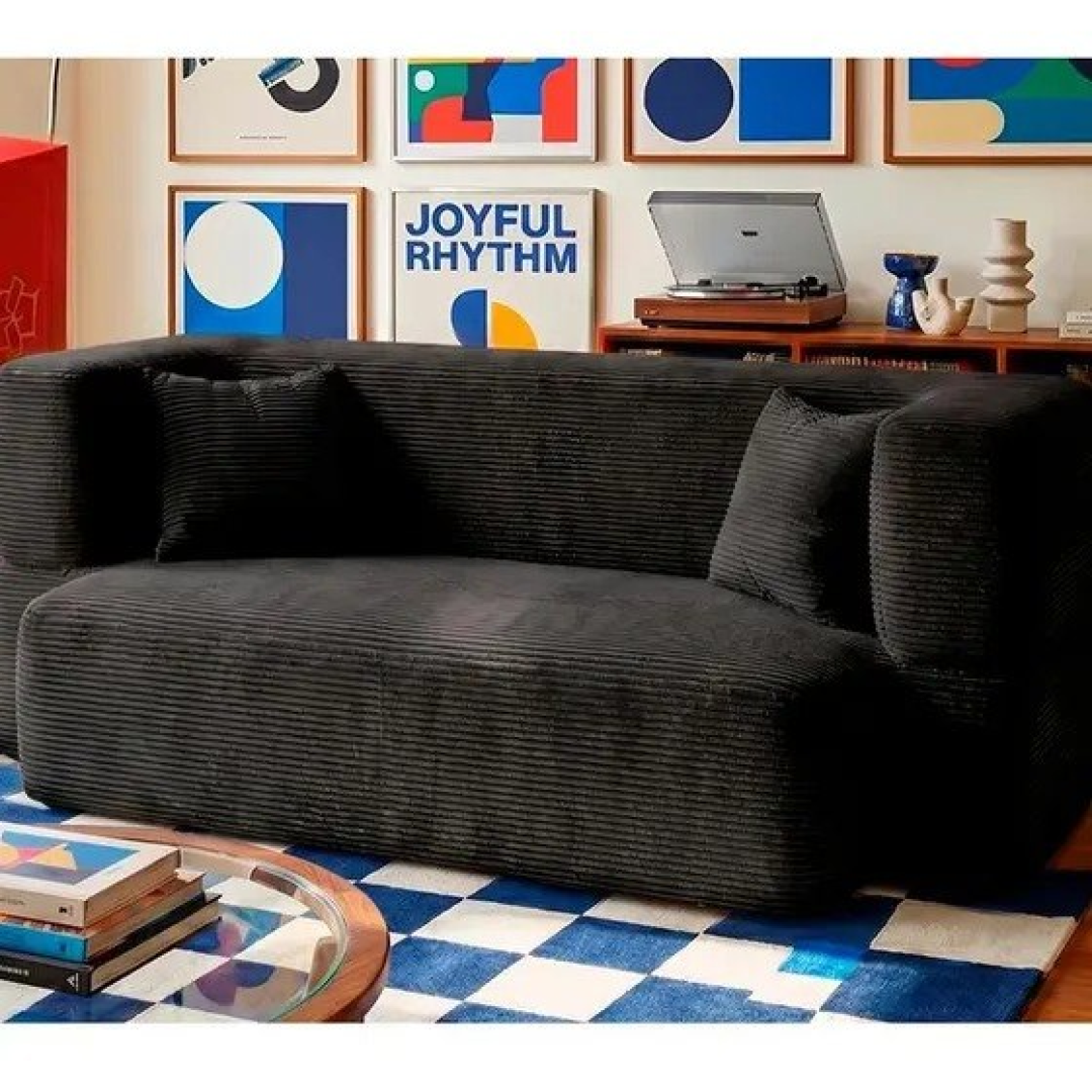 Sofá Cama Nômade 1,88m Xpand Tech Tecido Velourê Cama Inbox