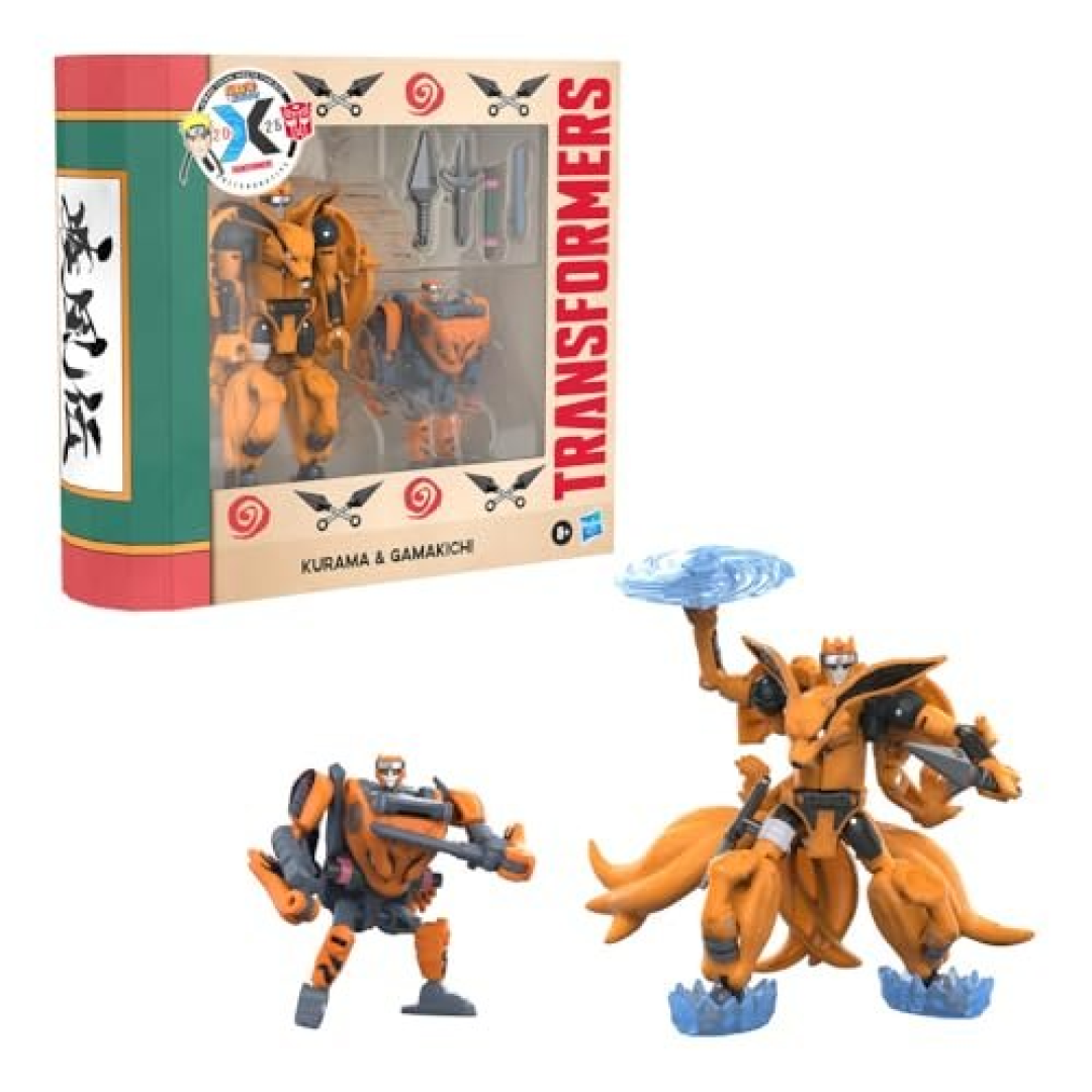 Figura de Ação Transformers Kurama e Gamakichi