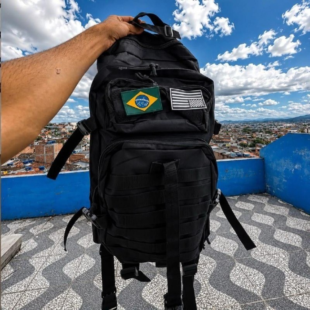 Mochila Tática Militar Grande 50L (3 cores)