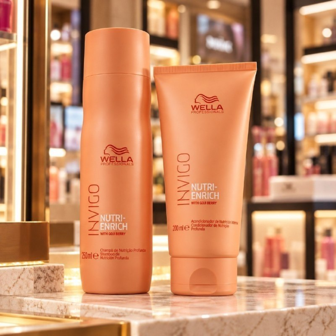 Condicionador Wella Professionals Invigo Nutri-Enrich nutrição de 450ml