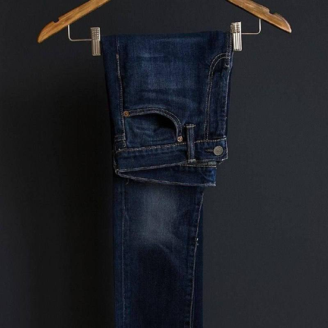 Calça Jeans Masculina Grossa Para Trabalho Boca Larga Balão