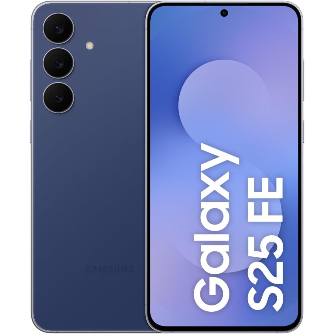 Celular Samsung Galaxy S25 FE 5G, 128GB, 8GB, Câmera Tripla - Azul Marinho