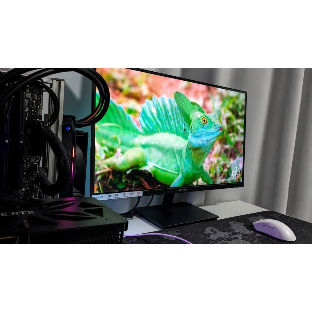 Monitor Gamer ARZOPA M1RC, 27" 2K QHD 180Hz IPS, 1ms, 115% sRGB, USB-C, HDMI, Display Port