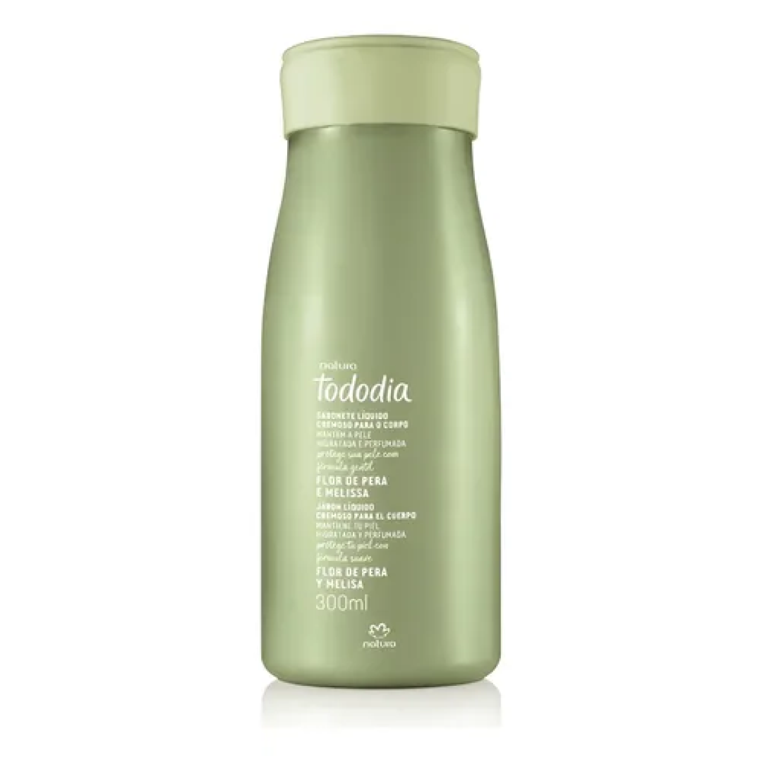 Sabonete Líquido Cremoso Natura Tododia Flor De Pera E Melissa 300ml