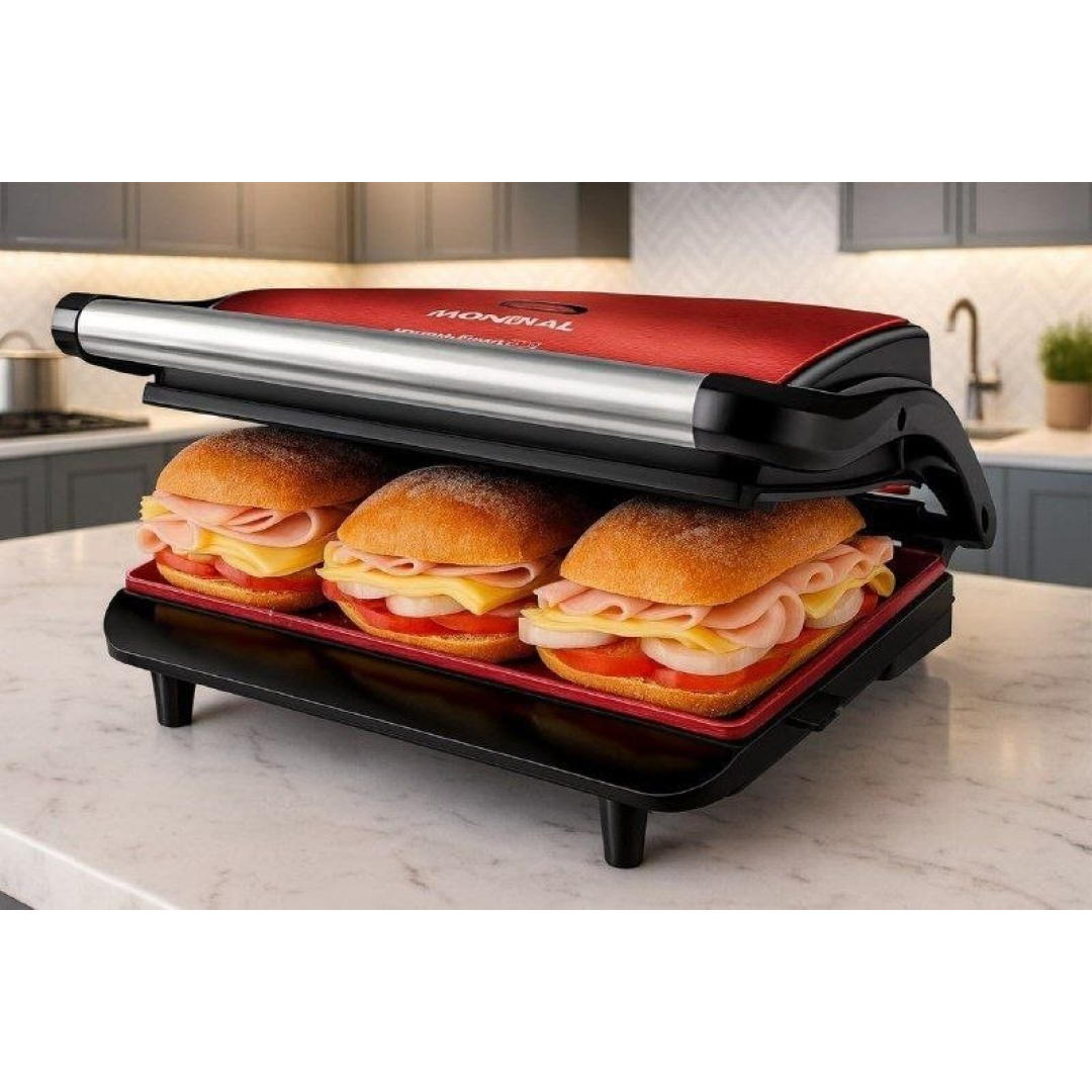 Press Grill Master Press, Mondial, 1000W- PG-01 Inox