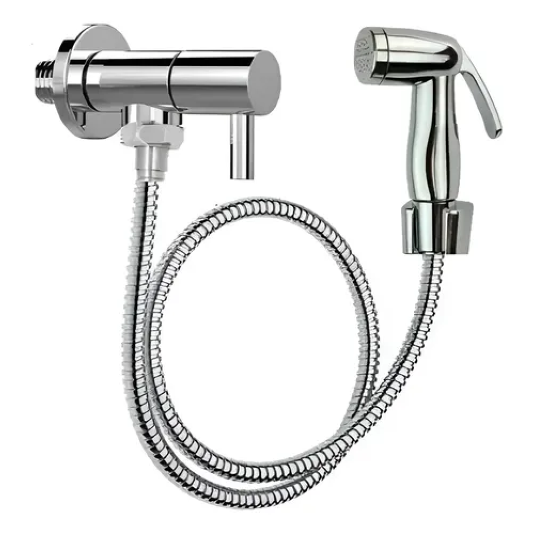 Ducha Higiênica Inox Com Registro