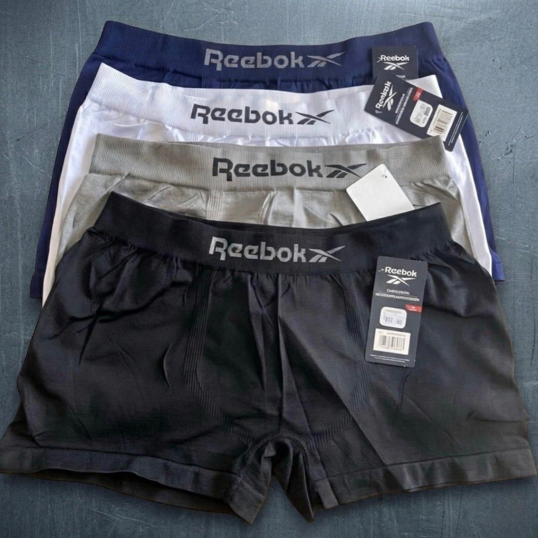 Kit com 6 Cuecas Reebok Boxer Microfibra