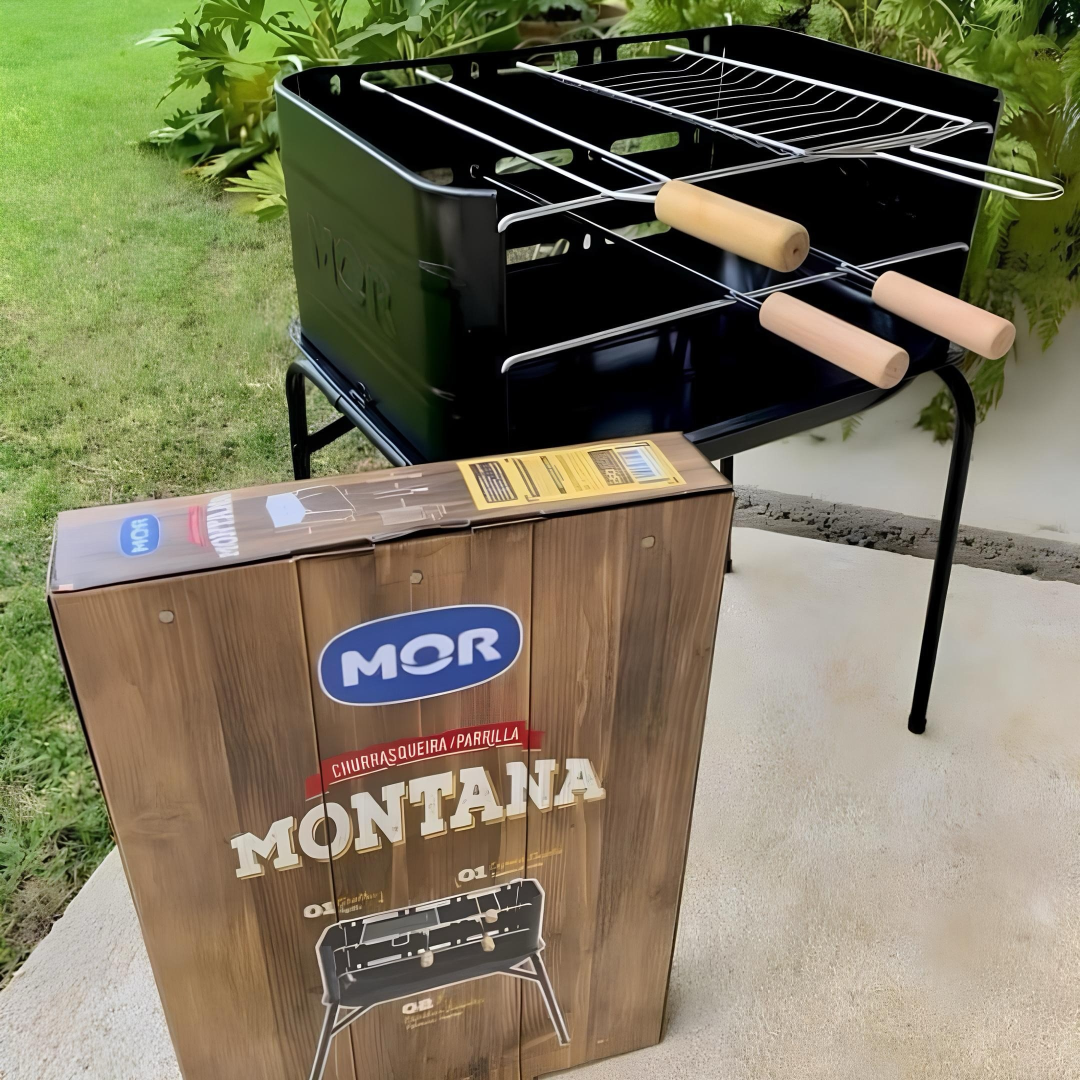 Mor Montana 64x54cm Churrasqueira de Aço