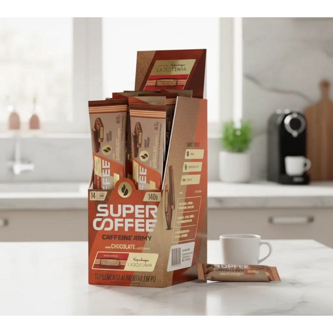 Supercoffee Lajotinha - Display To Go (140g) - Caffeine Army Chocolate Lajotinha