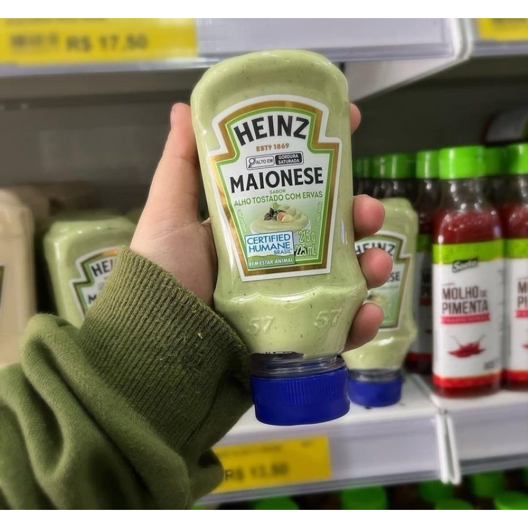 Heinz Maionese de Alho Tostado com Ervas 215g