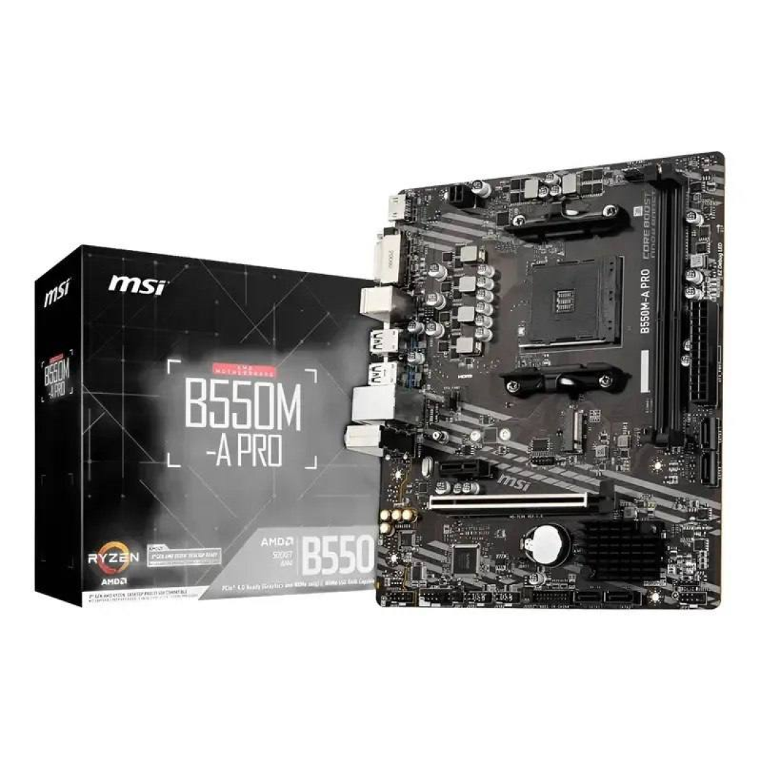 Placa-mãe Am4 Msi B550m A Pro Msi