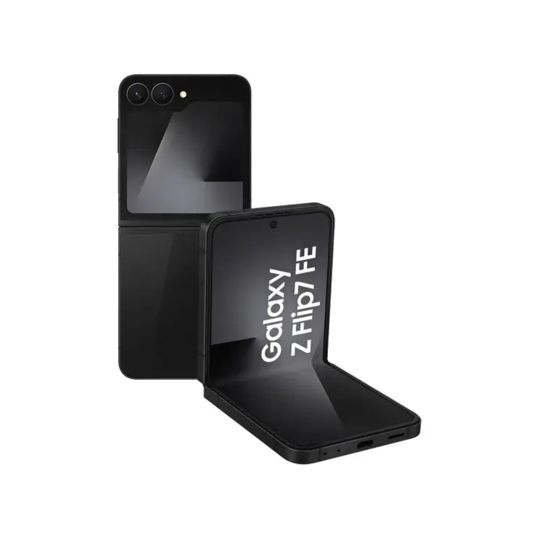 Celular Samsung Galaxy Z Flip7 FE 128GB Preto 5G 8GB RAM Tela 6,7" Câm. Dupla de 50MP Galaxy AI