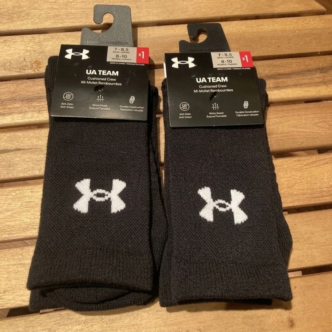 Kit com 3 Meias Under Armour Core Cotton Cano Alto