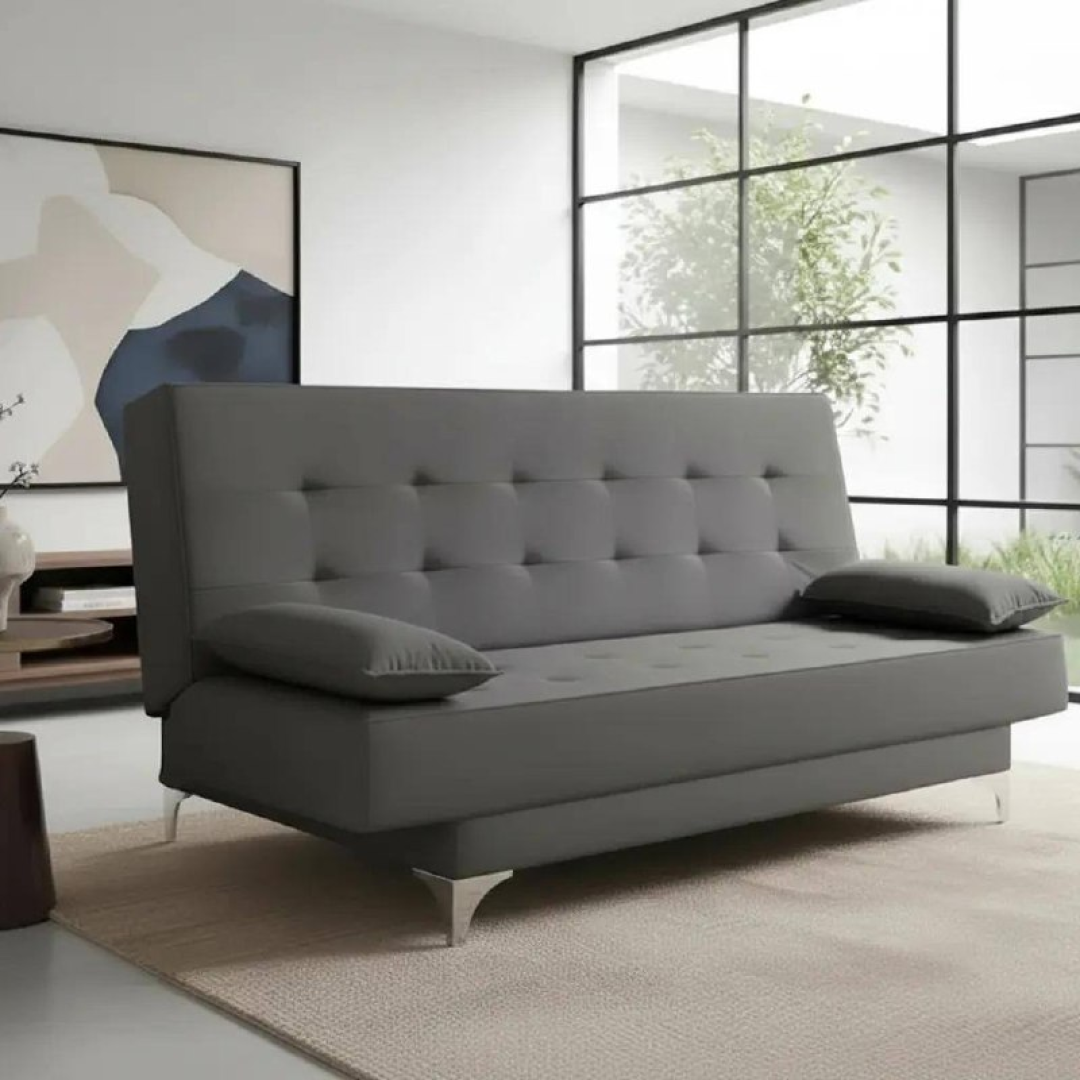 Sofá Cama Reclinável 3 Lugares Moderno Casal Cores Maverick