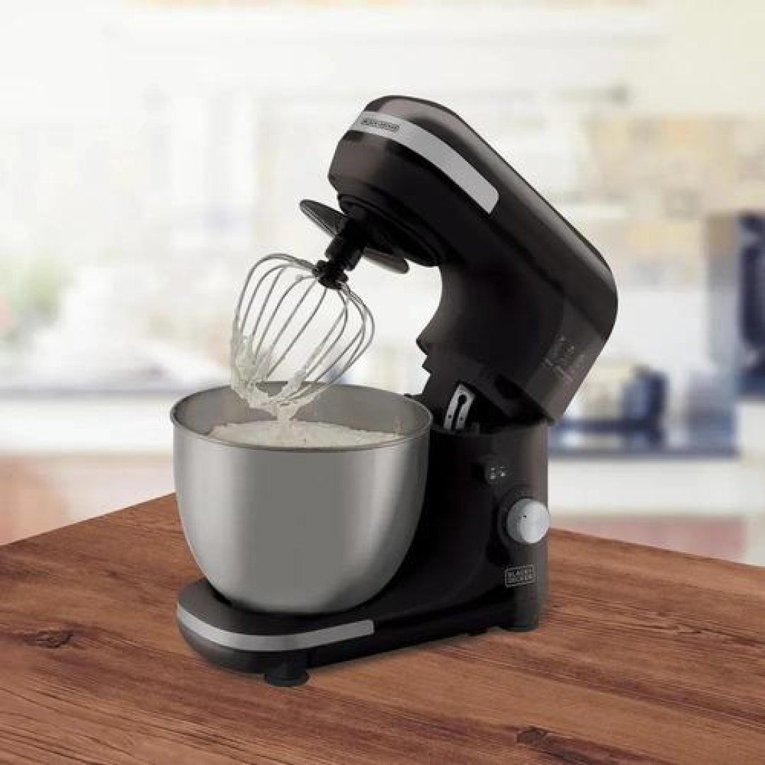 Batedeira Planetária Black+Decker 5L 750W Preto/Inox