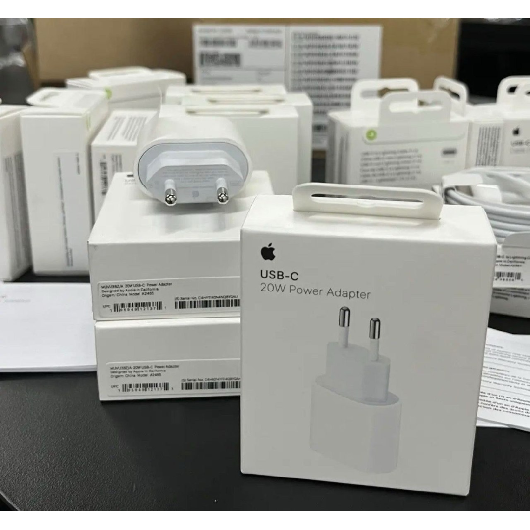 Tomada Adaptador de Corrente USB-C 20W Apple