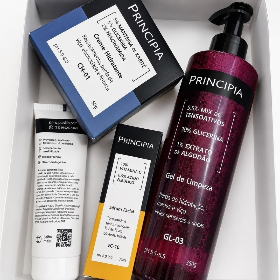 Kit Essencial Principia Peles Sensíveis