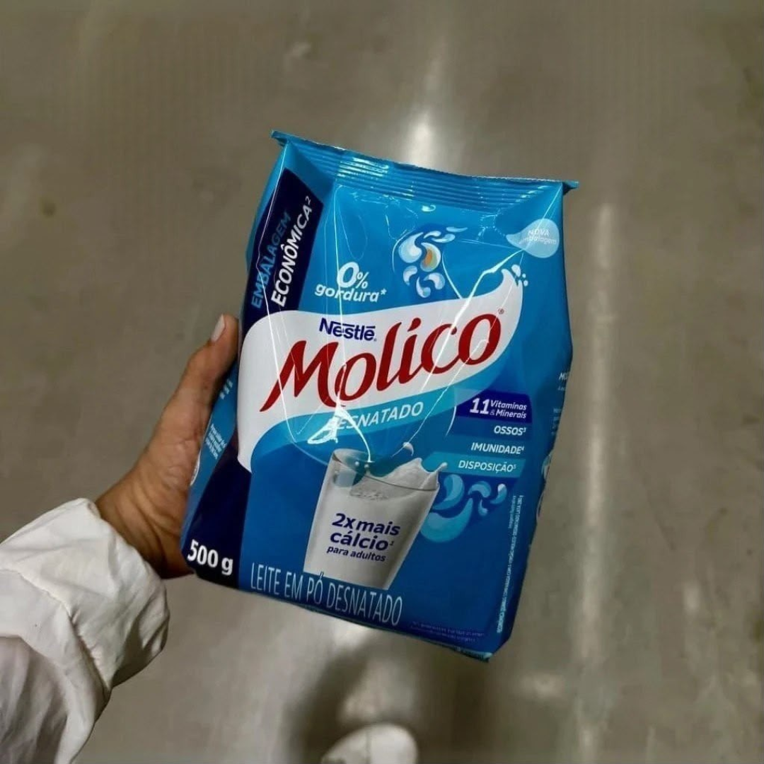 Leite em Pó Molico Desnatado Total Cálcio 500g