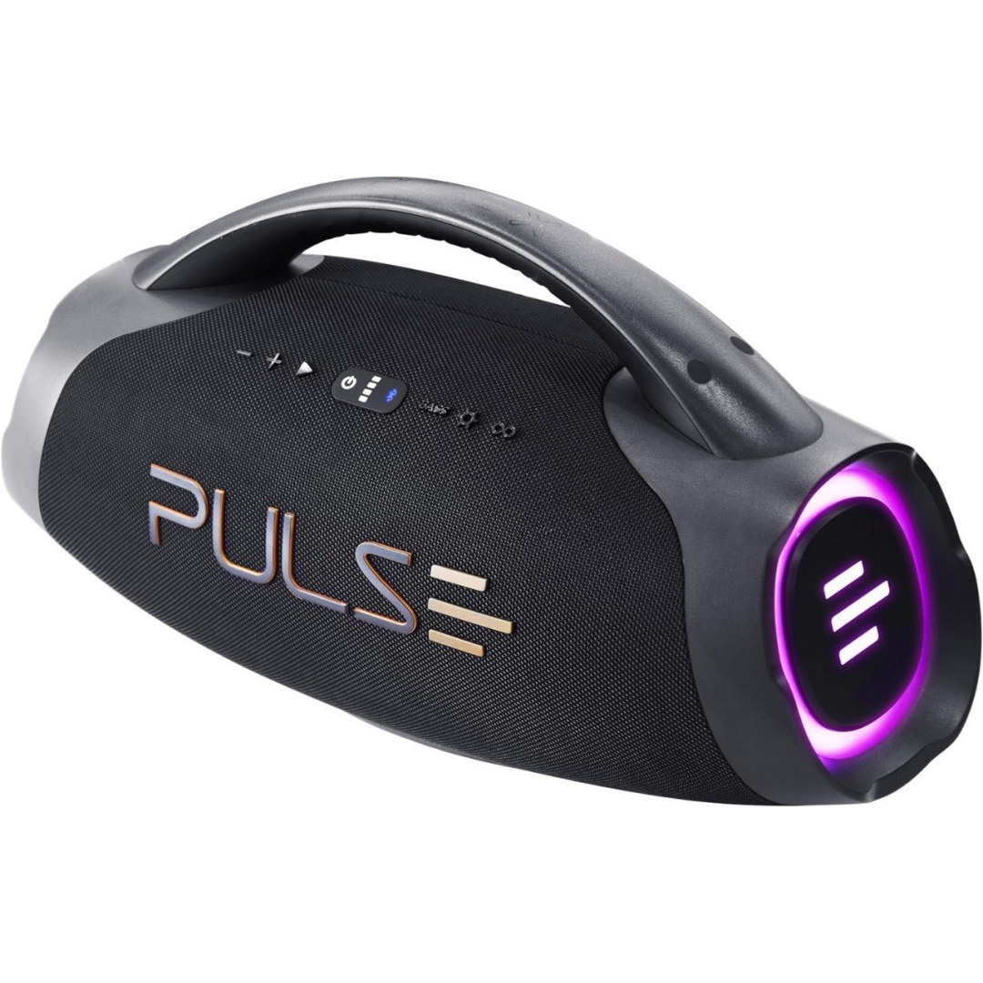 Caixa de Som Bluetooth Pulse X Boombox 220W Rms, Resistente a Água e com Iluminação LED – SP626