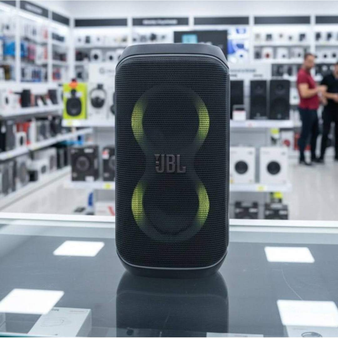 JBL, Caixa de Som, PartyBox Club 120, Bluetooth, Show de Luzes, À Prova de Respingos, Som JBL Pro Sound, 160W RMS - Preta