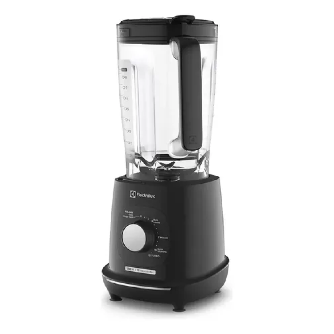 Liquidificador Electrolux 1300W de Potência com 3.2 Litros de Capacidade 12 Velocidades 6 Lâmina TriForce e Pés Antiderrapantes EBL1300 - Preto