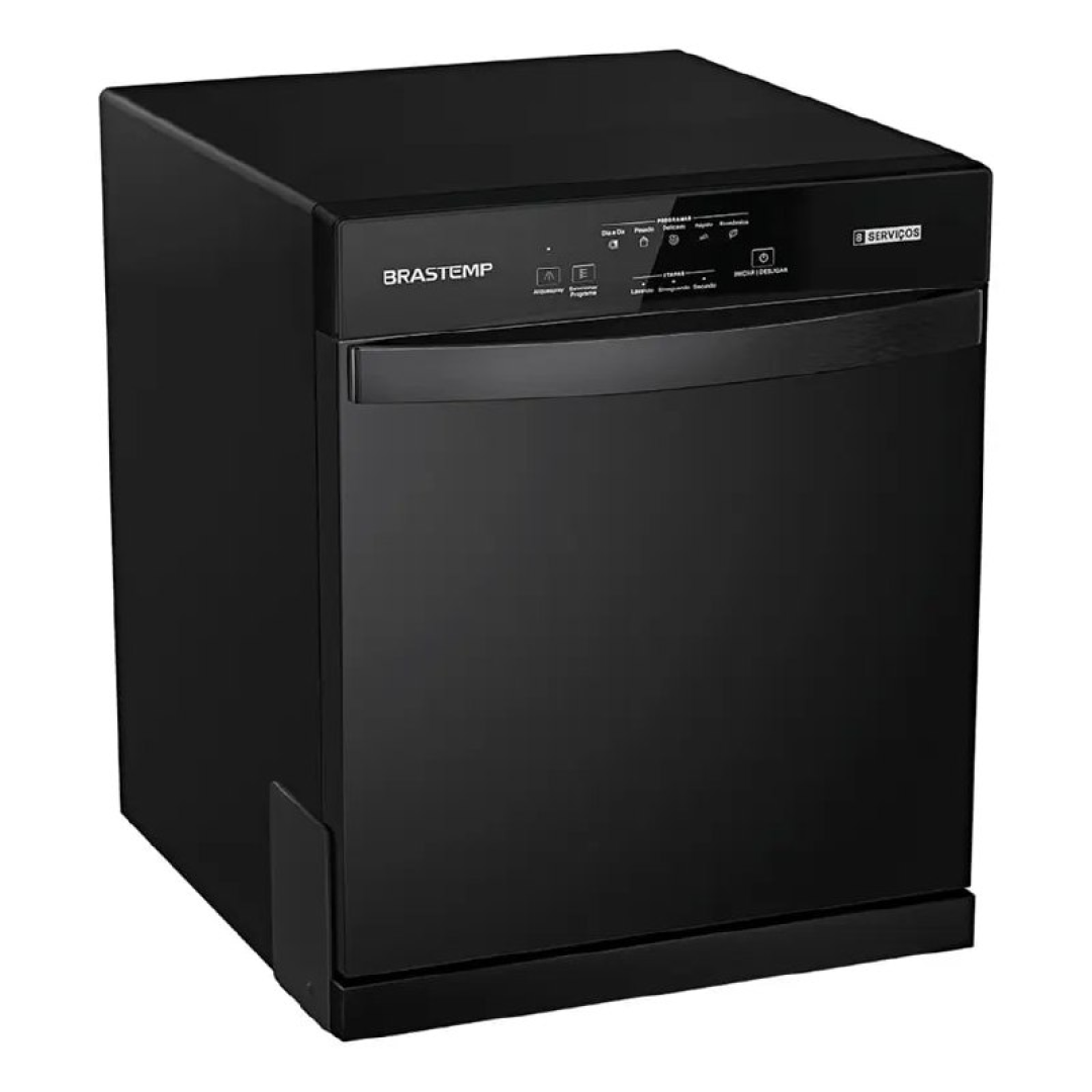Lava Louças Brastemp 8 Serviços Preta - Blf08ae