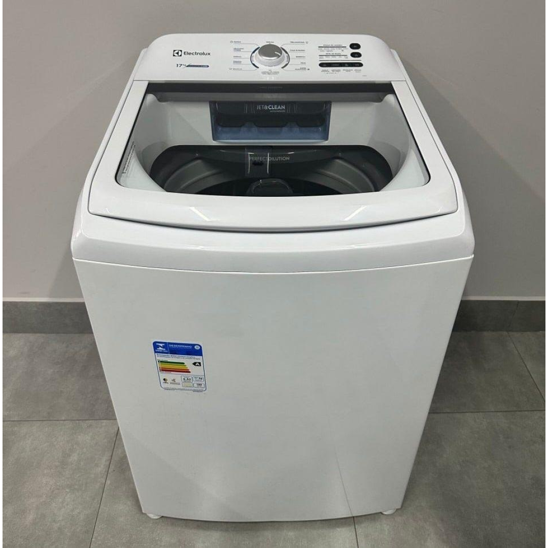 Máquina de Lavar 17kg Electrolux Essential Care com Cesto Inox, Jet&Clean e Ultra Filter (LED17)