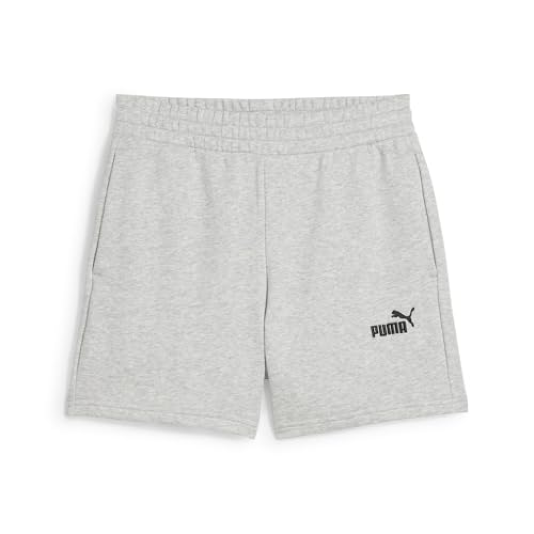 Shorts Puma Cintura Alta Essentials Small No. 1 Logo 5'' Feminino