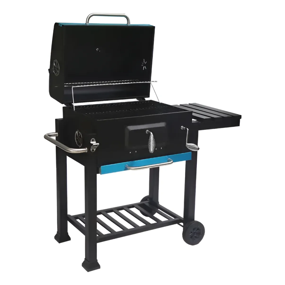 Churrasqueira Móvel A Bafo Itapuama Carvão Inox 58x42cm Defumadora