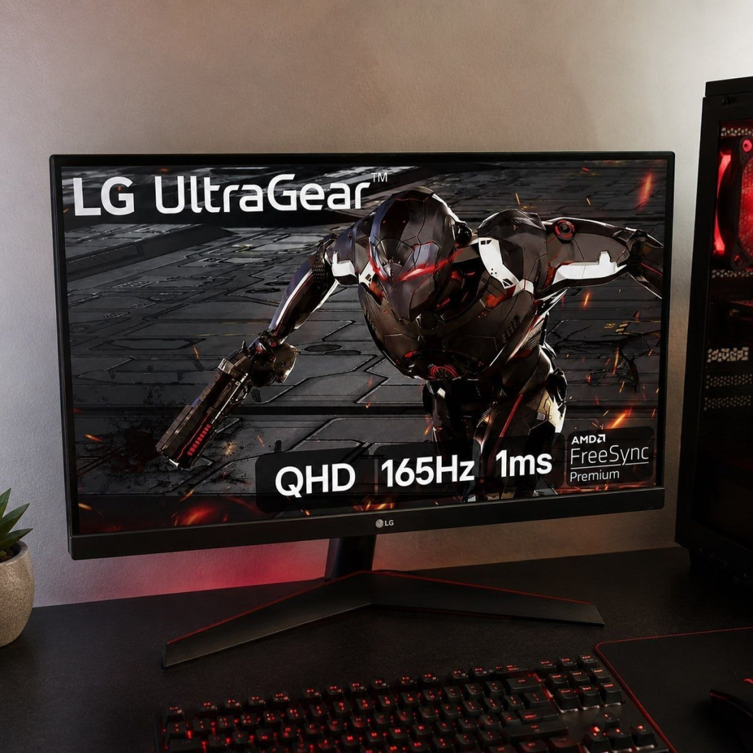 Monitor Gamer 32 Qhd 1ms 165hz -32gn600 Preto 127/220v