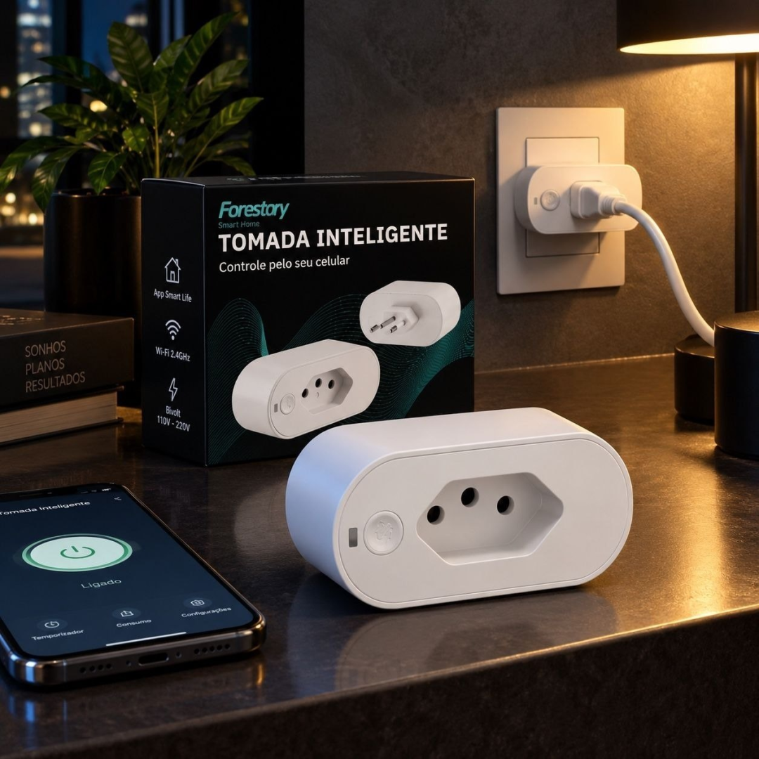 Tomada Inteligente 16A Bivolt Smart Plug