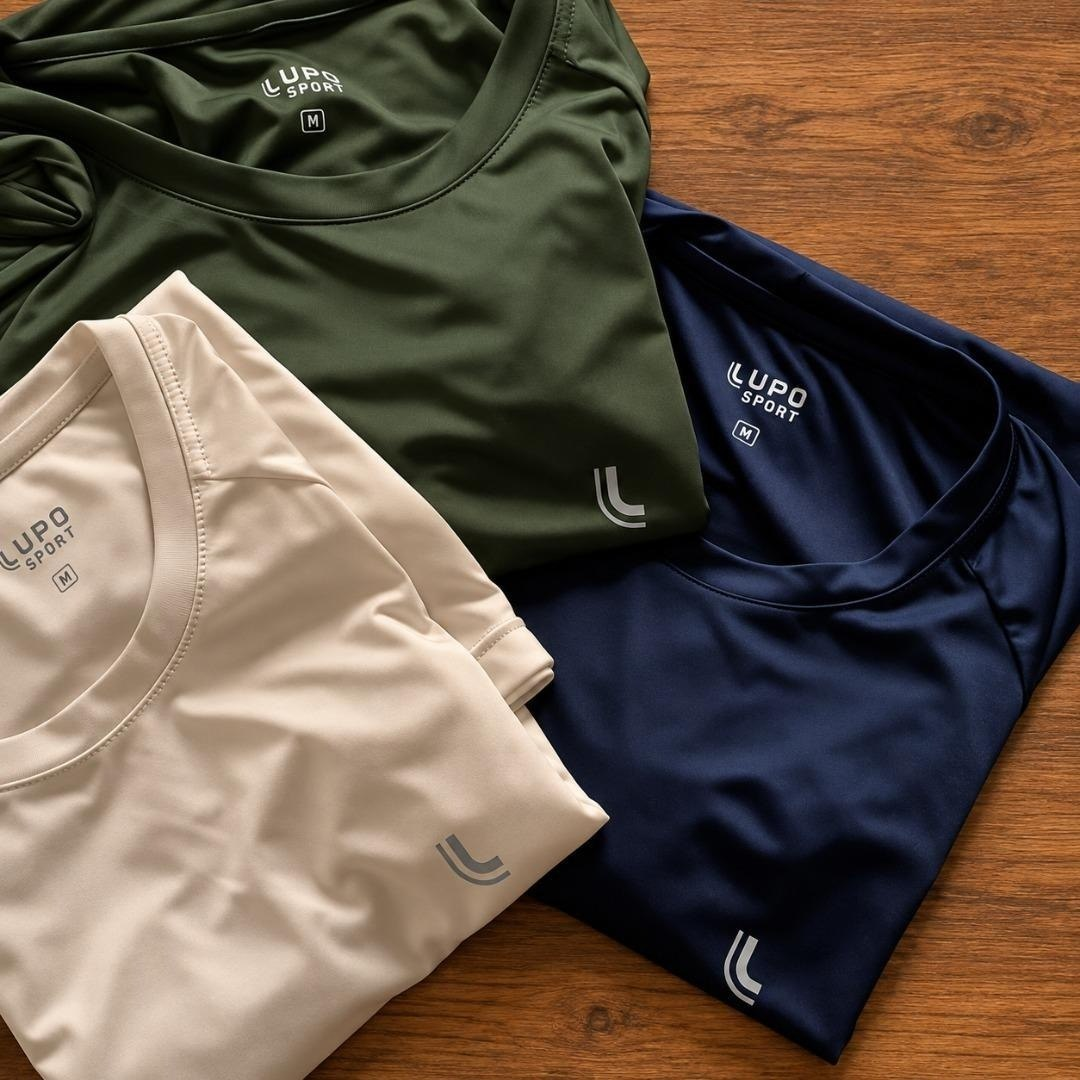 Camiseta Esportiva Lupo Dry (3 cores)