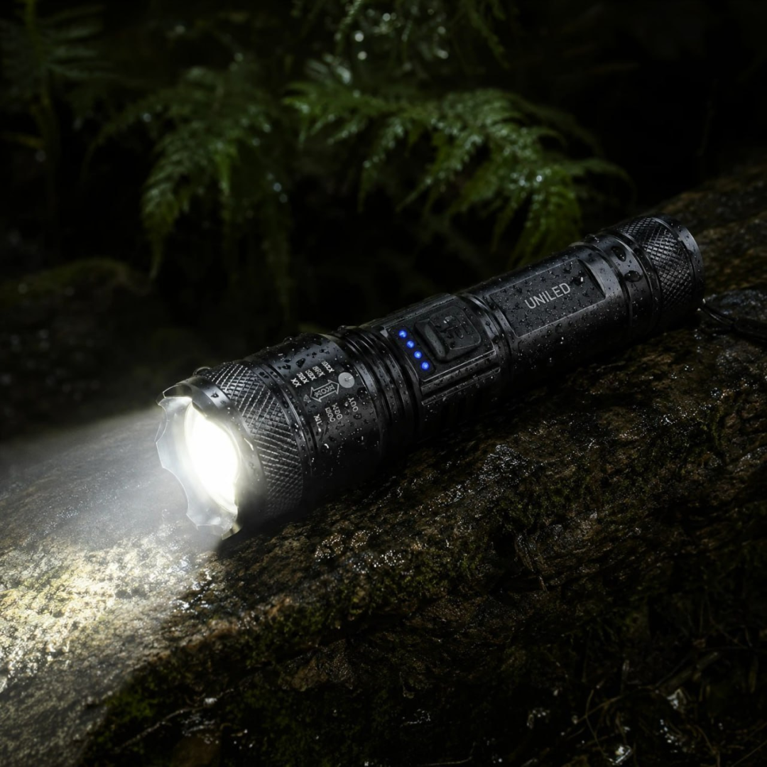 Lanterna Tática Led Recarregável P50 Zoom Telescópico