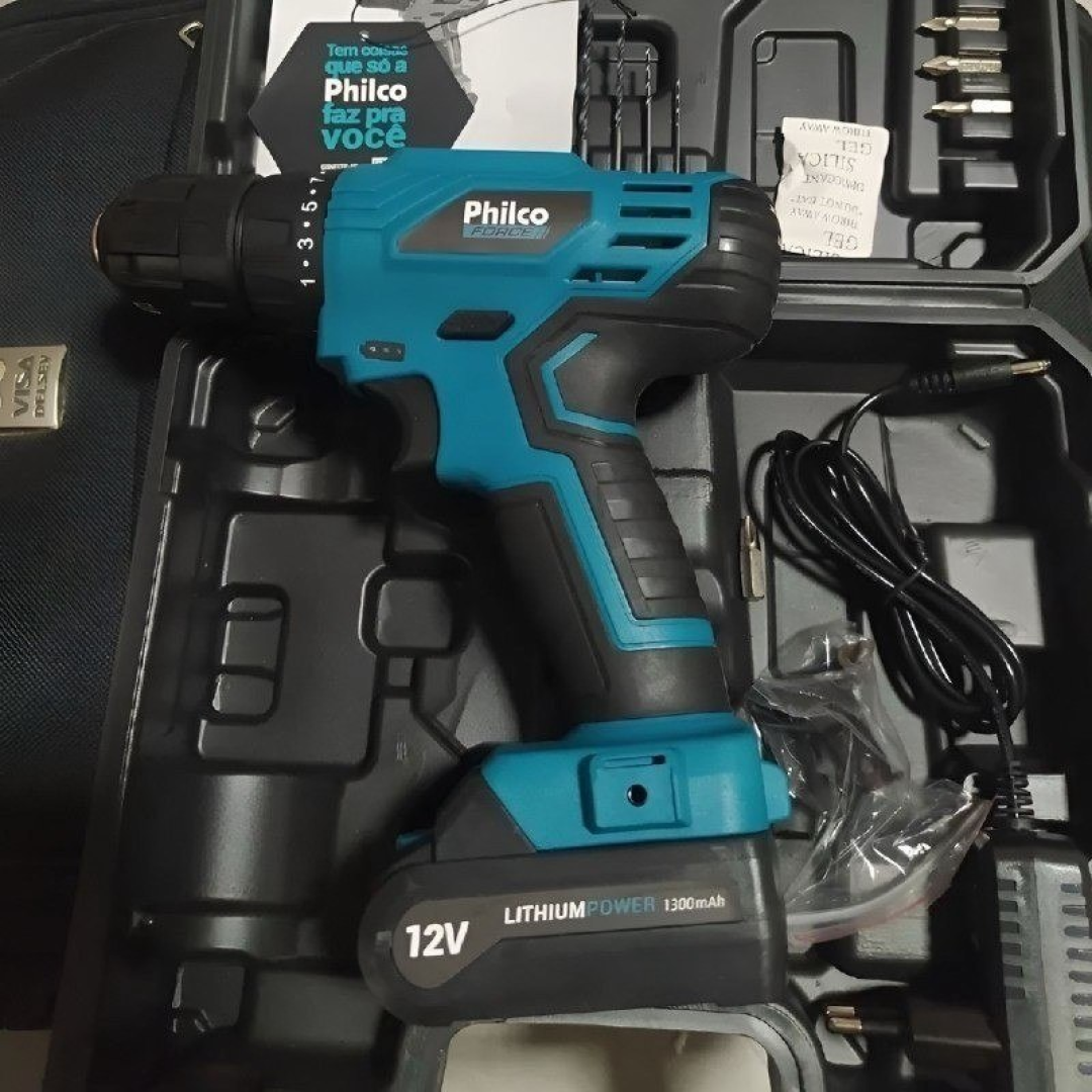 Parafusadeira Philco Sem Fio 12v
