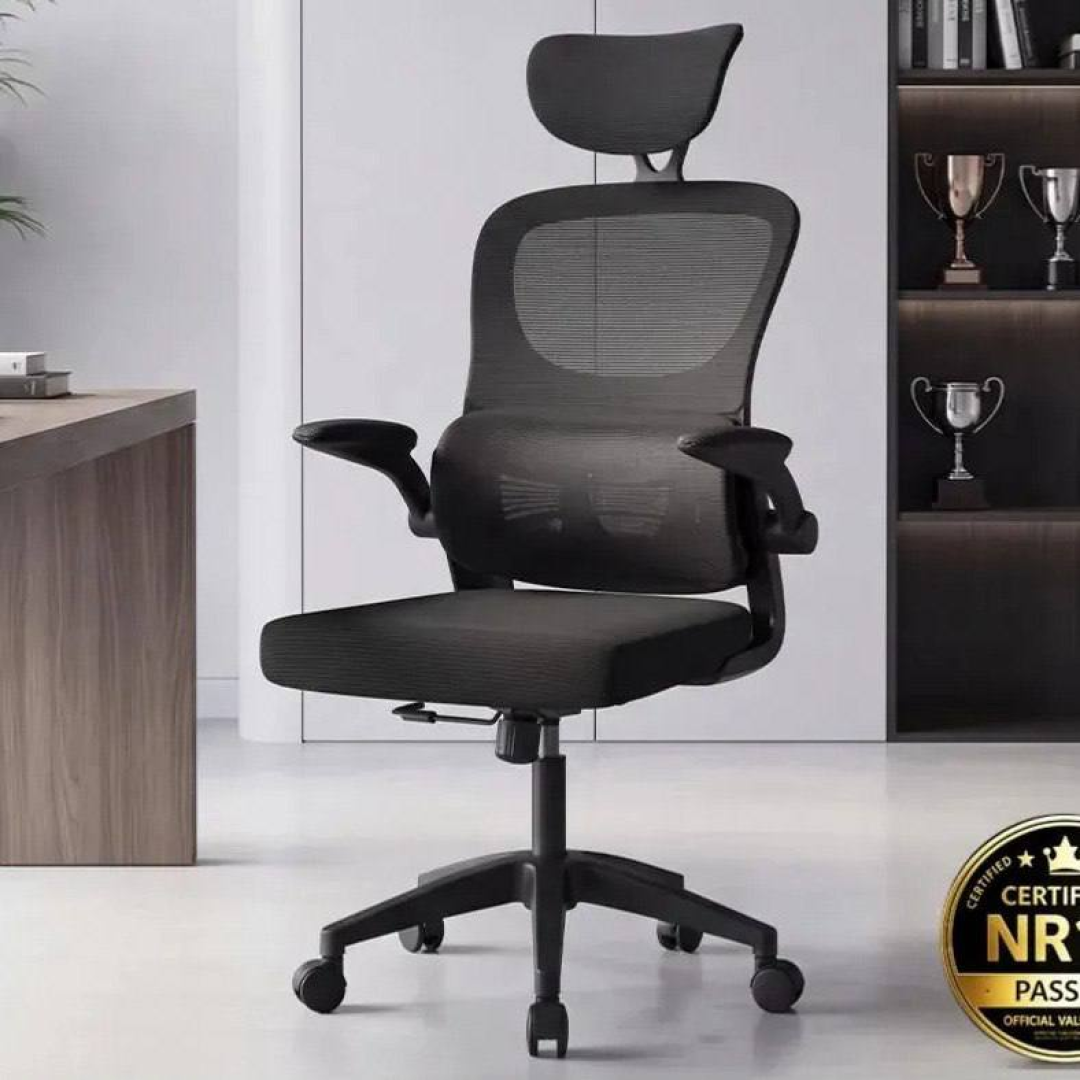 Cadeira Escritório Ergonômica Giratória com Apoio Lombar Python Fly NR17
